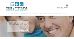 Desktop Screenshot of drrodrickdds.com