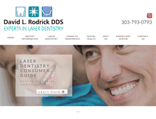 Tablet Screenshot of drrodrickdds.com